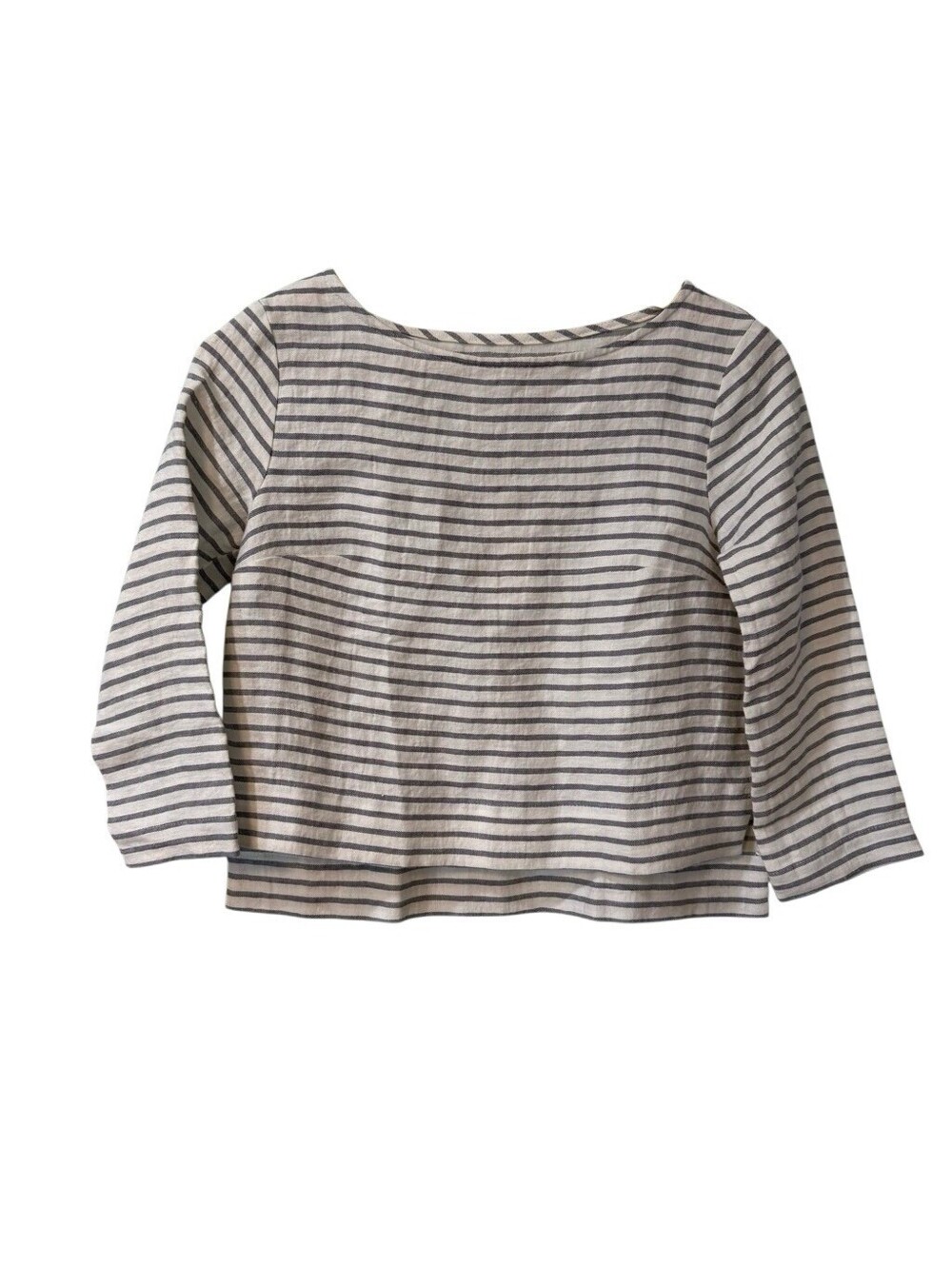 Offon Women’s Linen Blouse Size XXS 3/4 Sleeve Hi Low